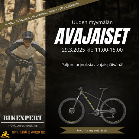 Avajaiset - Bikexpert