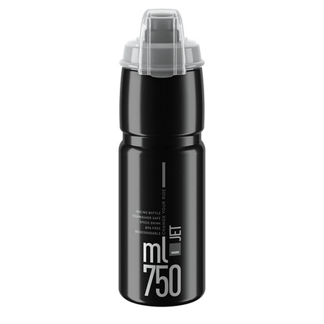 Elite Jet Plus - Juomapullot ja telineet - Musta - 750ml - | Bikexpert
