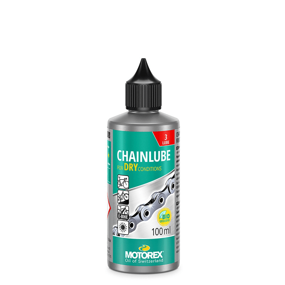 Motorex Chainlube Dry Conditions Bottle 100ml - Ketjuöljyt - | Bikexpert